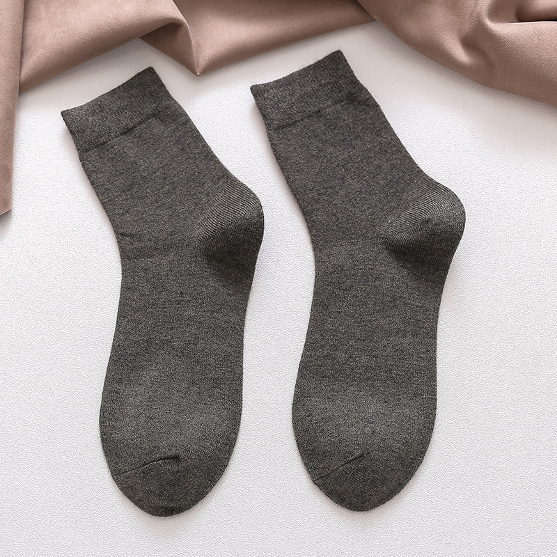 Men Wool Socks Winter Thick Warm Cashmere Cotton Men Socks Absorb Sweat Wild